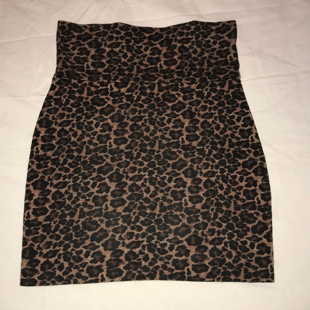 Cheetah Print Pencil Skirt